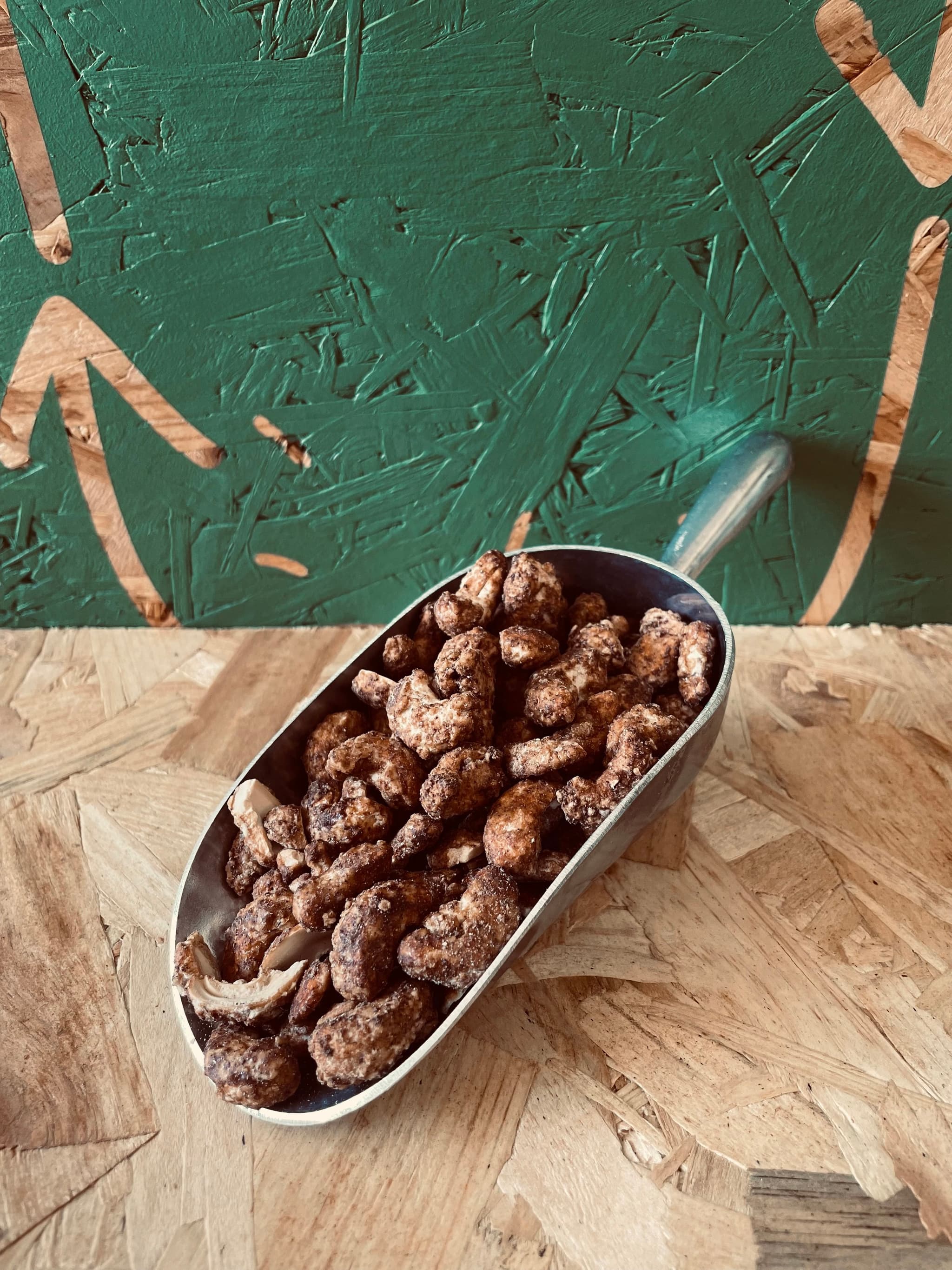Cinnamon and Maple Cashews
