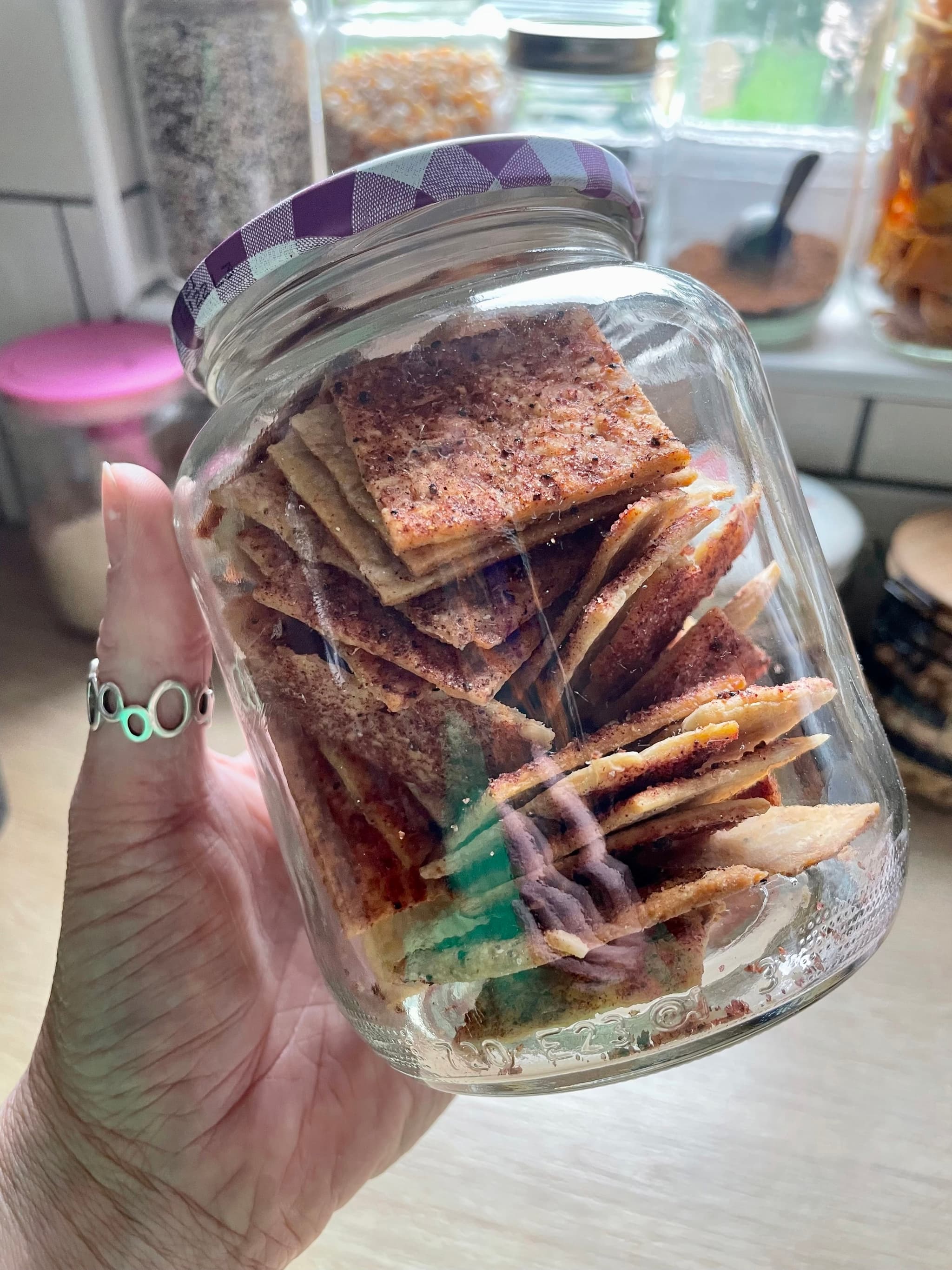 Sourdough Crackers